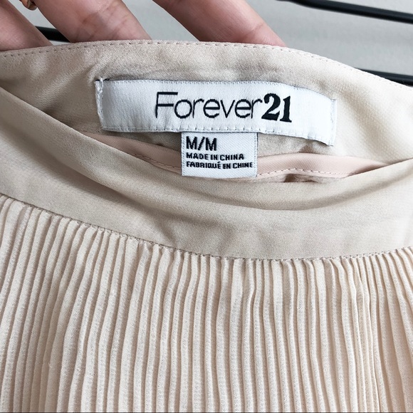 Forever 21 Pleated Swing Skirt Multi-Color Size M - Picture 5 of 6
